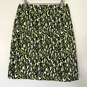 NWT Jade Melody Tam Leopard‎ Print Skirt with Sequin Detailing Women's Size 10